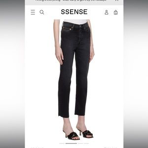 Levi’s re-done 70’s stove pipe high rise